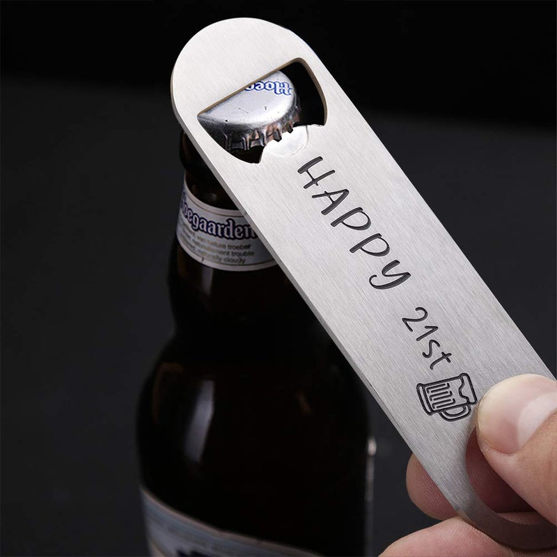 Vanlovemac Birthday Bottle Opener Beer Bottles Birthday Gift for Women Men Oktoberfest Anniversary Favors for Guests 21st Birthday Decorations Beer Bottle Openers Gift Decoration Supplies - Image 5